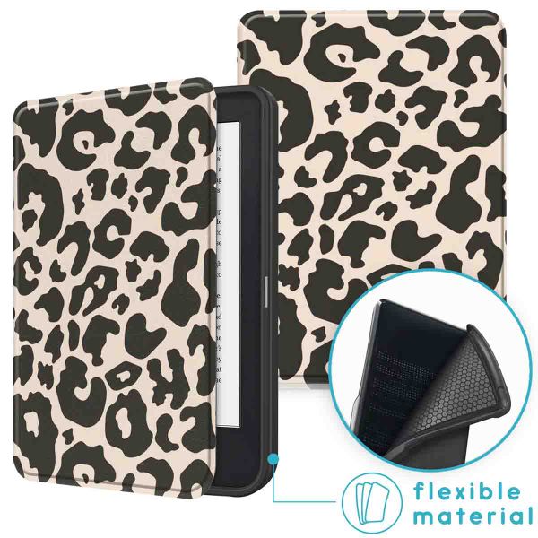 imoshion Étui á rabat Kobo Clara 2E / Tolino Shine 4 - Leopard
