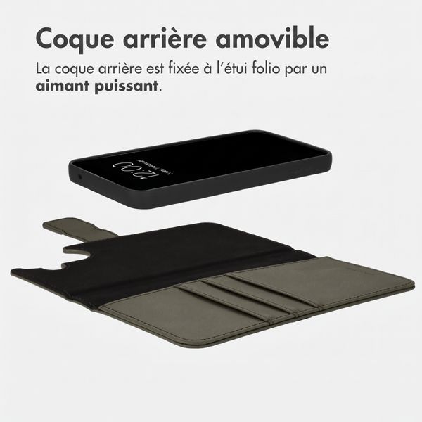imoshion Étui portefeuille luxe 2-en-1 amovible Samsung Galaxy A26 - Vert