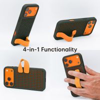 Callbuddy Coque avec strap Apple iPhone 17 Pro Max - Camo Orange