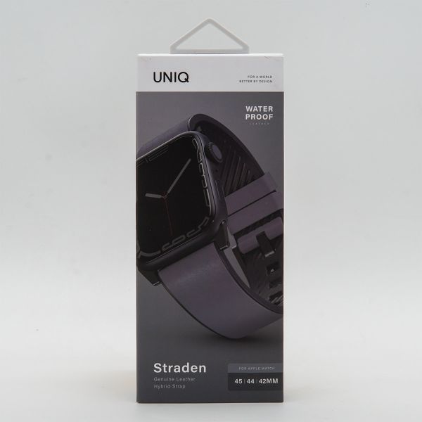 Uniq Bracelet Straden étanche en cuir Apple Watch | 44/45/46/49 mm - Rhino
