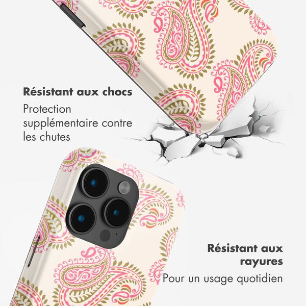 Selencia Coque arrière Vivid avec MagSafe Apple iPhone 15 Pro - Paisley Blush