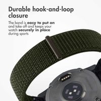 imoshion Bracelet QuickFit® en nylon  - Connexion Garmin 20 mm - Taille L/XL - Vert