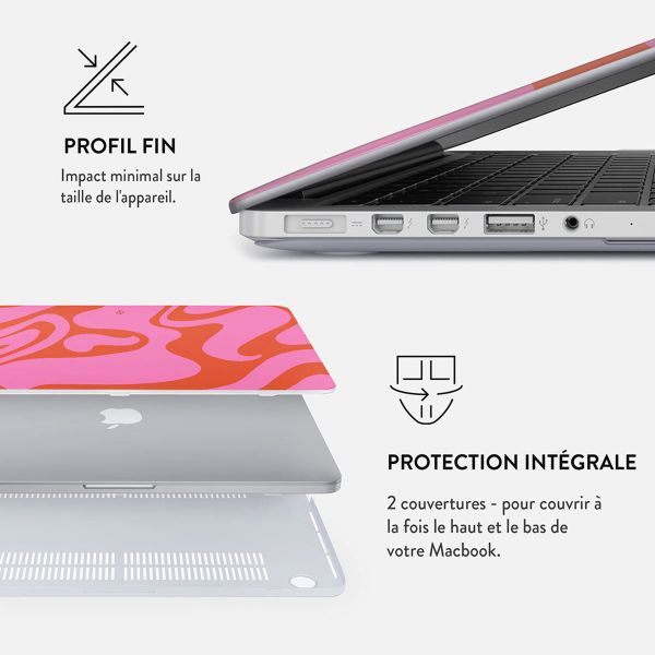 Burga Coque Rigide Apple MacBook Air 13 pouces (2018-2020) - Ride the Wave