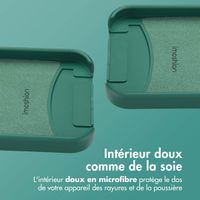 imoshion Coque arrière Color avec cordon amovible et MagSafe Apple iPhone 14 Pro Max - Vert foncé