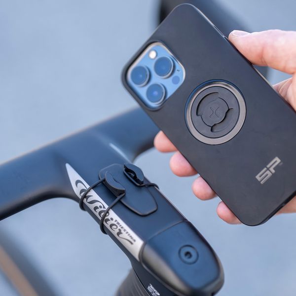 SP Connect Support de téléphone Aero Mount SPC+ pour vélo pour coques SPC+ - Noir