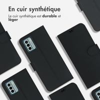 Accezz Étui de télephone Wallet Nokia G22 - Noir