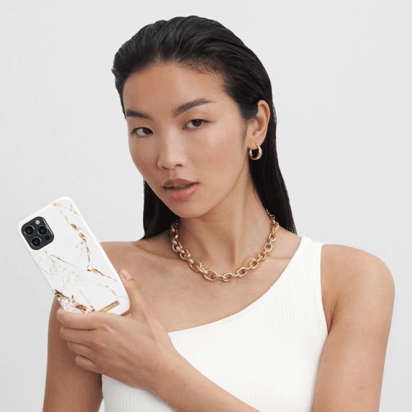 iDeal of Sweden Coque Fashion Apple iPhone 15 Pro - Carrara Gold