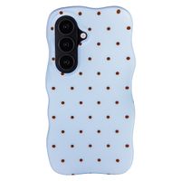 Selencia Coque arrière Vivid Wavy avec MagSafe Samsung Galaxy S26 - Happy Dots Digital Sky
