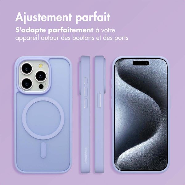 imoshion Coque Color Guard avec MagSafe Apple iPhone 15 Pro - Lilas