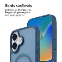 imoshion Coque Color Guard avec MagSafe Apple iPhone 16 - Bleu foncé