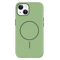 imoshion Coque arrière Color avec Thin MagSafe Ring Apple iPhone 14 / 13 - Vert foncé