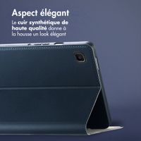 Accezz Coque tablette Classic Samsung Galaxy Tab S6 Lite (2020/2022/2024)  - Bleu foncé