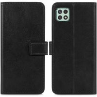imoshion Étui de télephone portefeuille de luxe Samsung Galaxy A22 (5G) - Noir