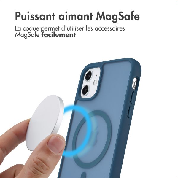 imoshion Coque Color Guard avec MagSafe Apple iPhone 11 - Bleu foncé