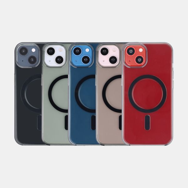 Accezz Lite coque arrière avec MagSafe Apple iPhone 13 - Smokey Clear