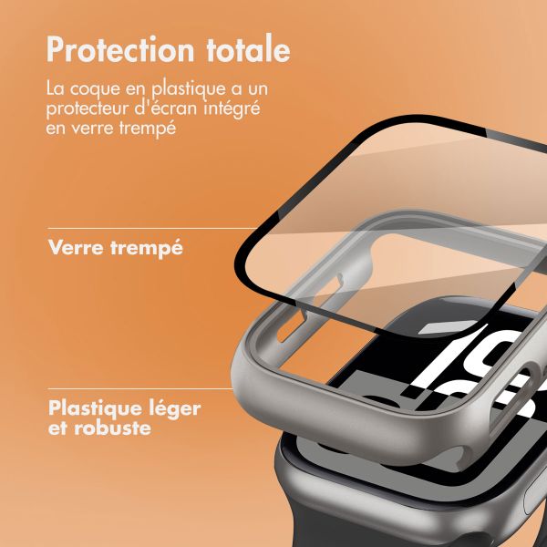 imoshion Coque rigide à couverture complète Apple Watch 10 / 11 - 42 mm - Titanium