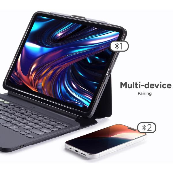 ZAGG Coque clavier tablette Pro Keys 2 Apple iPad Pro 11 (2025) M5 / (2024) M4 - QWERTY / NL - Noir