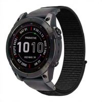 imoshion Bracelet QuickFit® en nylon  - Connexion Garmin 20 mm - Taille L/XL - Noir