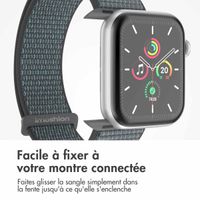 imoshion Bracelet en nylon Apple Watch | 44/45/46/49 mm - Ash Green