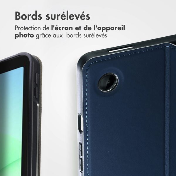 Accezz Coque tablette Classic Samsung Galaxy Tab A11 - Bleu foncé