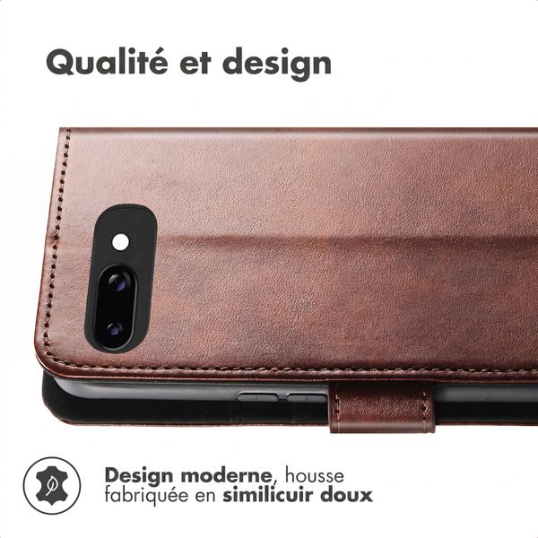 imoshion Étui de télephone portefeuille de luxe Google Pixel 9A - Marron foncé