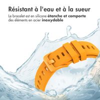 imoshion Bracelet sport en silicone avec boucle Samsung Galaxy Watch 7 40/44 mm - Orange