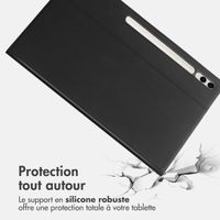 Accezz Coque tablette Classic Samsung Galaxy Tab S10 Plus / Tab S9 FE Plus / Tab S9 Plus - Noir