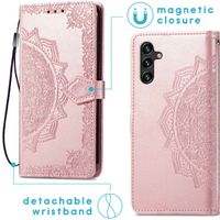 imoshion Etui de télephone Mandala Samsung Galaxy A13 (5G) / A04s - Rose Doré
