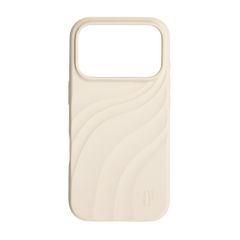 iDeal of Sweden Coque Soft Swirl Silicone MagSafe Apple iPhone 17 Pro Max - Cloud Dancer
