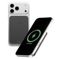 Empower by PanzerGlass Empower Bank Powerbank 5 000 mAh - Powerbank sans fil - MagSafe et Qi2 - Space Black
