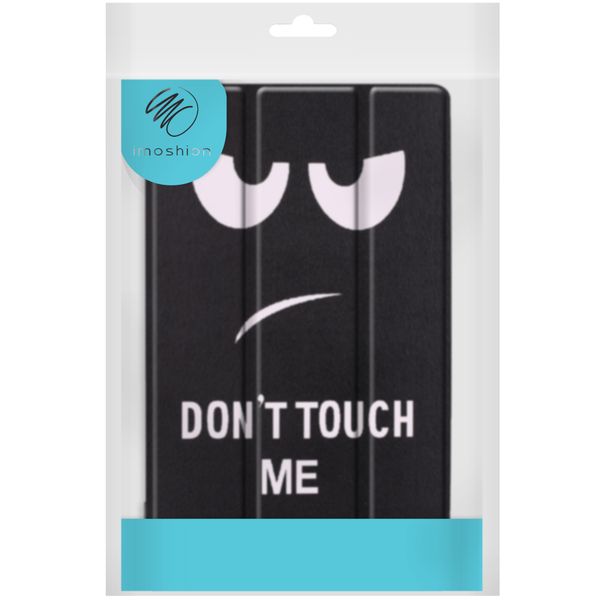 imoshion Coque tablette Design Trifold Apple iPad 6 (2018) 9.7 pouces / iPad 5 (2017) 9.7 pouces / Air 2 (2014)/Air 1 (2013) - Don't touch