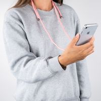 imoshion Coque arrière transparente avec cordon Apple iPhone 12 Mini - Rose