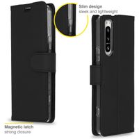 Accezz Étui de télephone Wallet Sony Xperia 5 IV - Noir