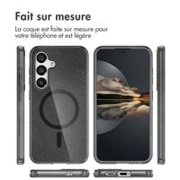 imoshion Coque Pailletée avec MagSafe Samsung Galaxy S25 - Glitter Noir