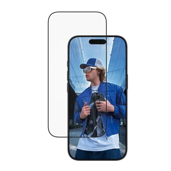 PanzerGlass Protection d'écran Ultra-Wide Fit Anti-bactérienne avec applicateur Apple iPhone 17
