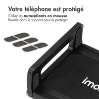 imoshion Mini support de téléphone en aluminium pour vélo - Léger - Universel - Noir