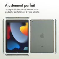 Accezz Coque Frosted Apple iPad 9 (2021) 10.2 pouces / iPad 8 (2020) 10.2 pouces / iPad 7 (2019) 10.2 pouces - Noir