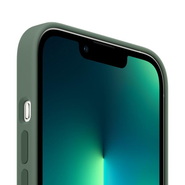 Apple Coque en silicone MagSafe Apple iPhone 13 Pro Max - Eucalyptus
