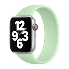 Apple Bracelet Boucle unique en Silicone Apple Watch | 44/45/46/49 mm - Taille 8 - Pistachio
