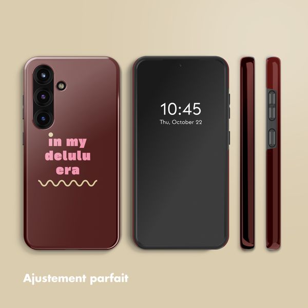 Selencia Coque arrière Vivid avec MagSafe Samsung Galaxy S25 - Delulu