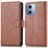 imoshion Étui de télephone portefeuille de luxe Xiaomi Redmi Note 12 - Marron