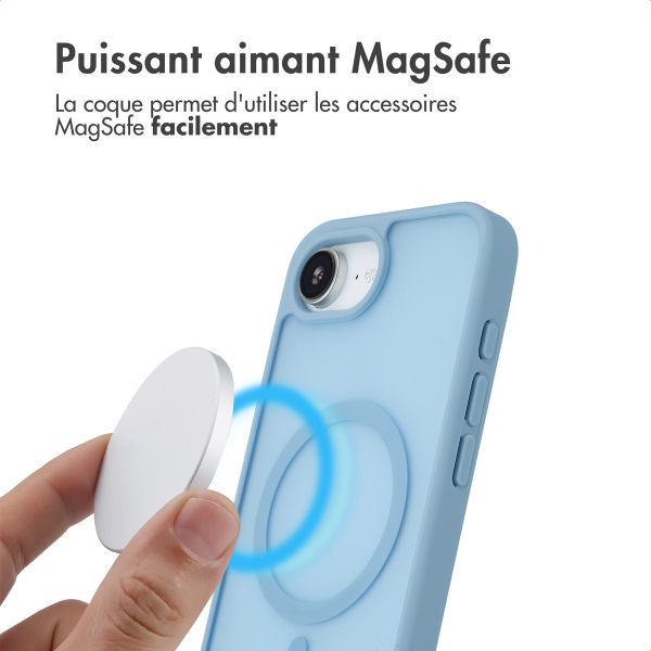 imoshion Coque Color Guard avec MagSafe Apple iPhone 17e / 16e - Bleu clair