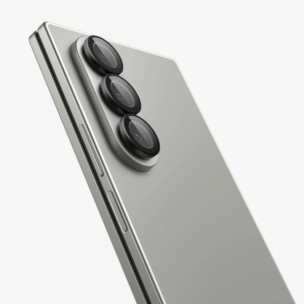 Spigen Optik Pro EZ Fit Lens Protector - Protection d'objectif de caméra (lot de 2) pour Samsung Galaxy Z Fold 8 Ultra - Noir