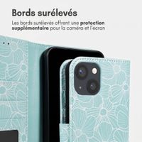 imoshion Étui de télephone portefeuille Design Apple iPhone 15 - Botanica
