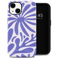 Selencia Coque arrière Vivid Apple iPhone 14 - Modern Bloom Sapphire Blue