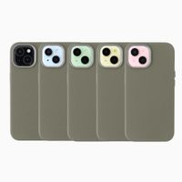 Accezz Coque arrière Mesh avec MagSafe Apple iPhone 15 - Gris foncé