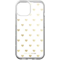 iDeal of Sweden Coque Clear MagSafe Apple iPhone 15 - Golden Hearts