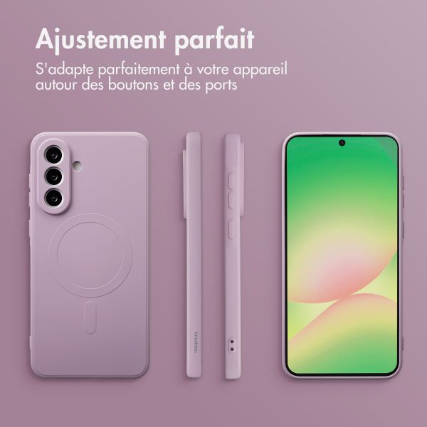 imoshion Coque Couleur avec MagSafe Samsung Galaxy A56 - Violet