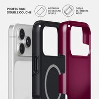 Burga Coque Tough MagSafe Apple iPhone 17 Pro Max - Dark Cherry