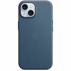 Apple Coque FineWoven MagSafe Apple iPhone 15 - Pacific Blue